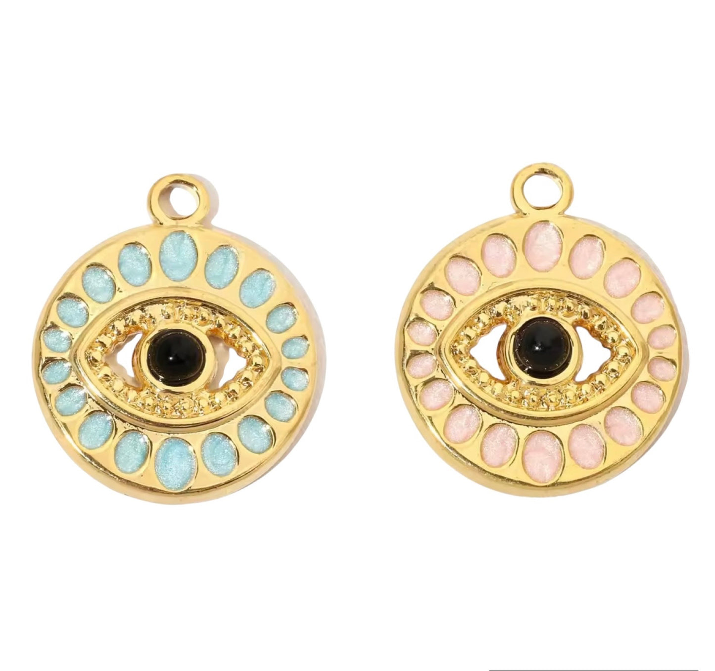 Small Petal Eye Charm