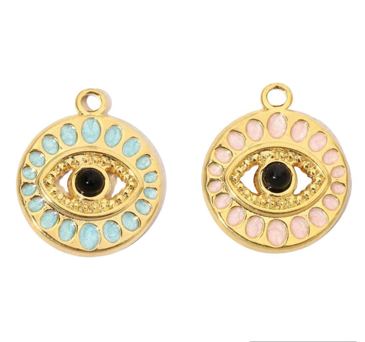 Small Petal Eye Charm