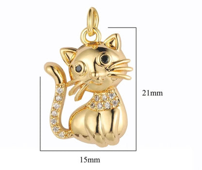 Medium Kitty Cat Charm