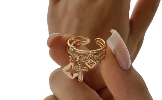 3 Link Charm Ring I Customize me!