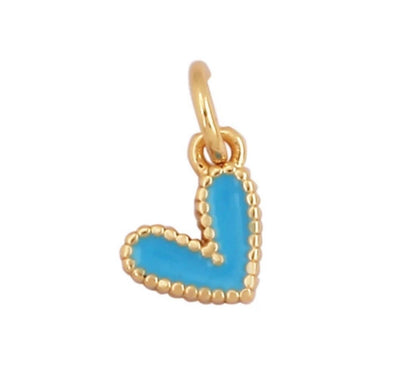 Mini Neon Heart Charm