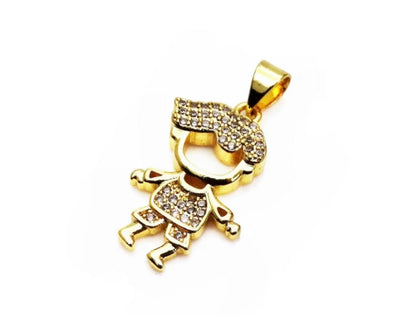 Medium Pave Boy Charm