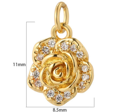 Mini Rose Charm