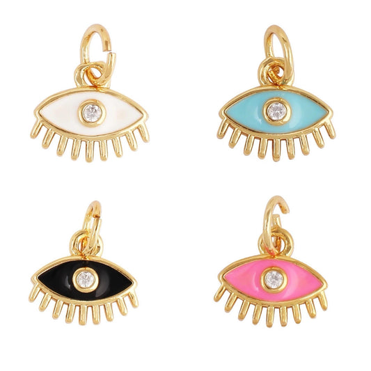 Mini Eye with Lashes Charm