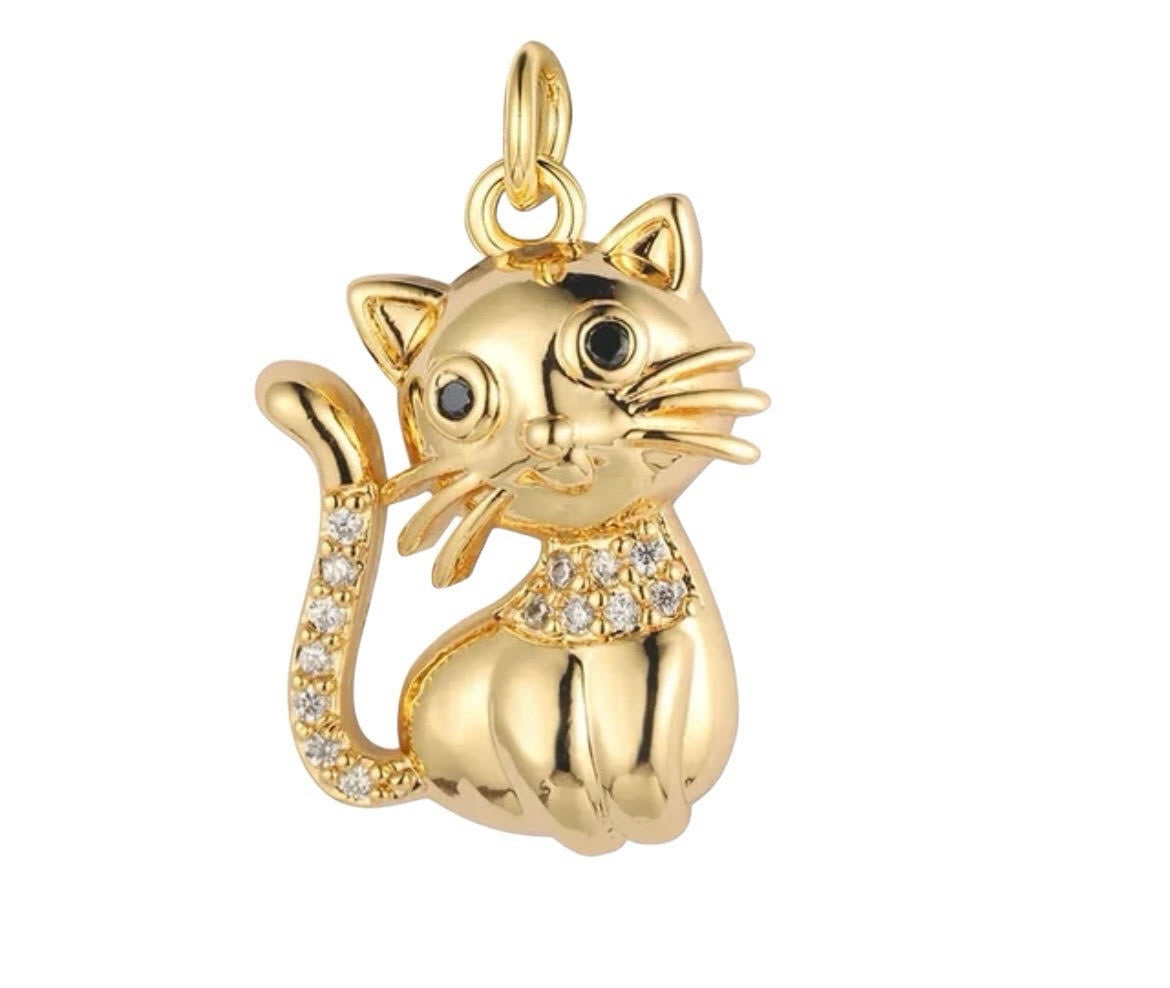 Medium Kitty Cat Charm