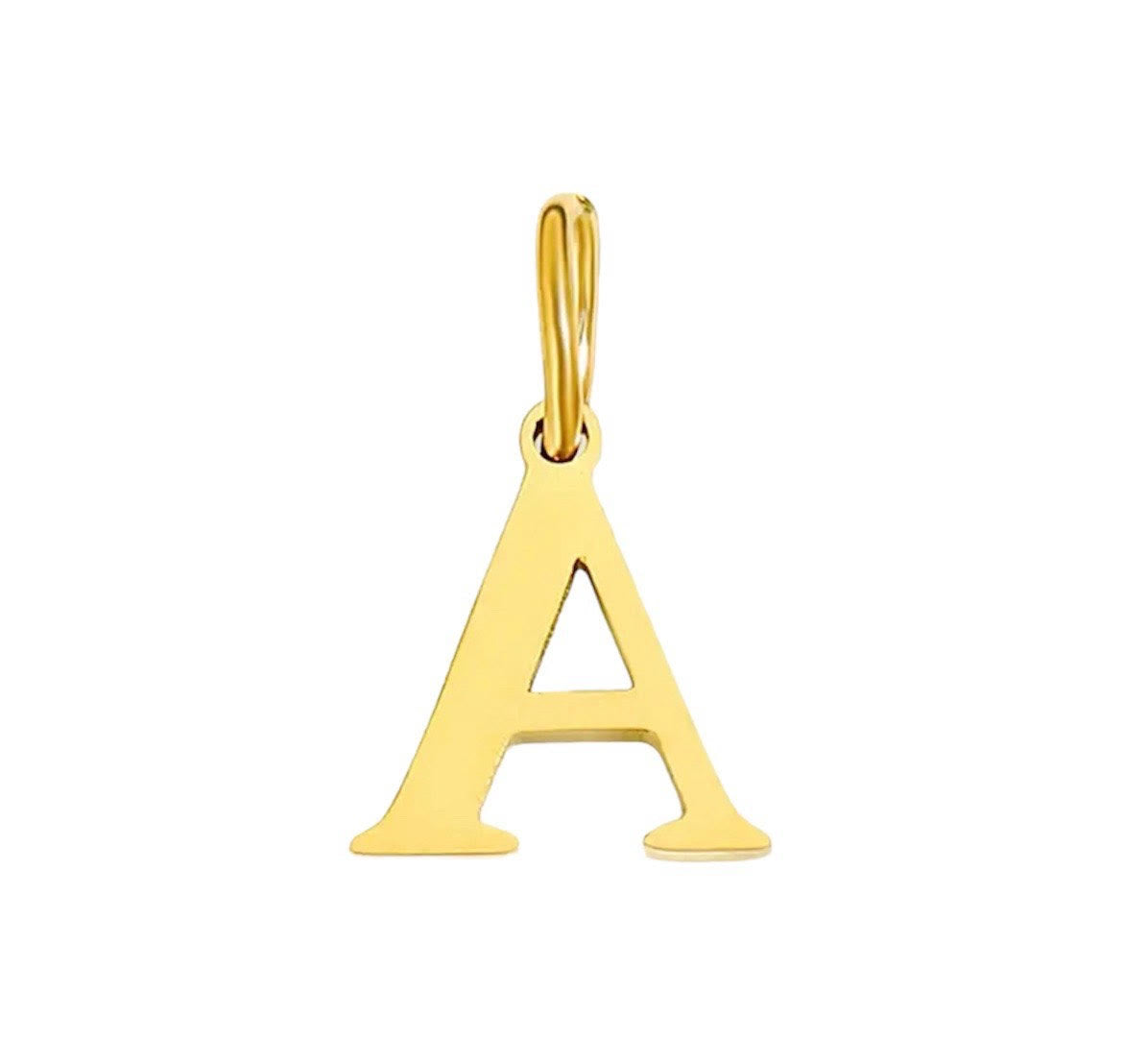 Small Block Letter Charm