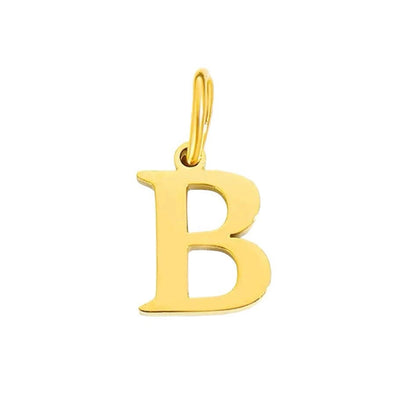 Small Block Letter Charm