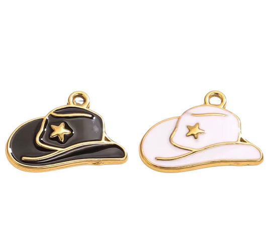 Small Cowboy Hat Charm